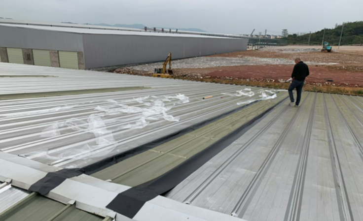 龙川厂房屋面防水维修案例